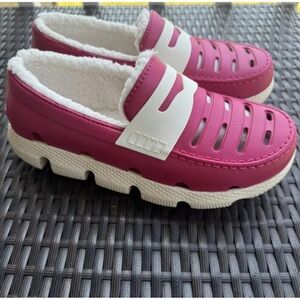 Cole Haan Women's Zerogrand Lined All-Day Loafer Size 9M Hot Pink/White